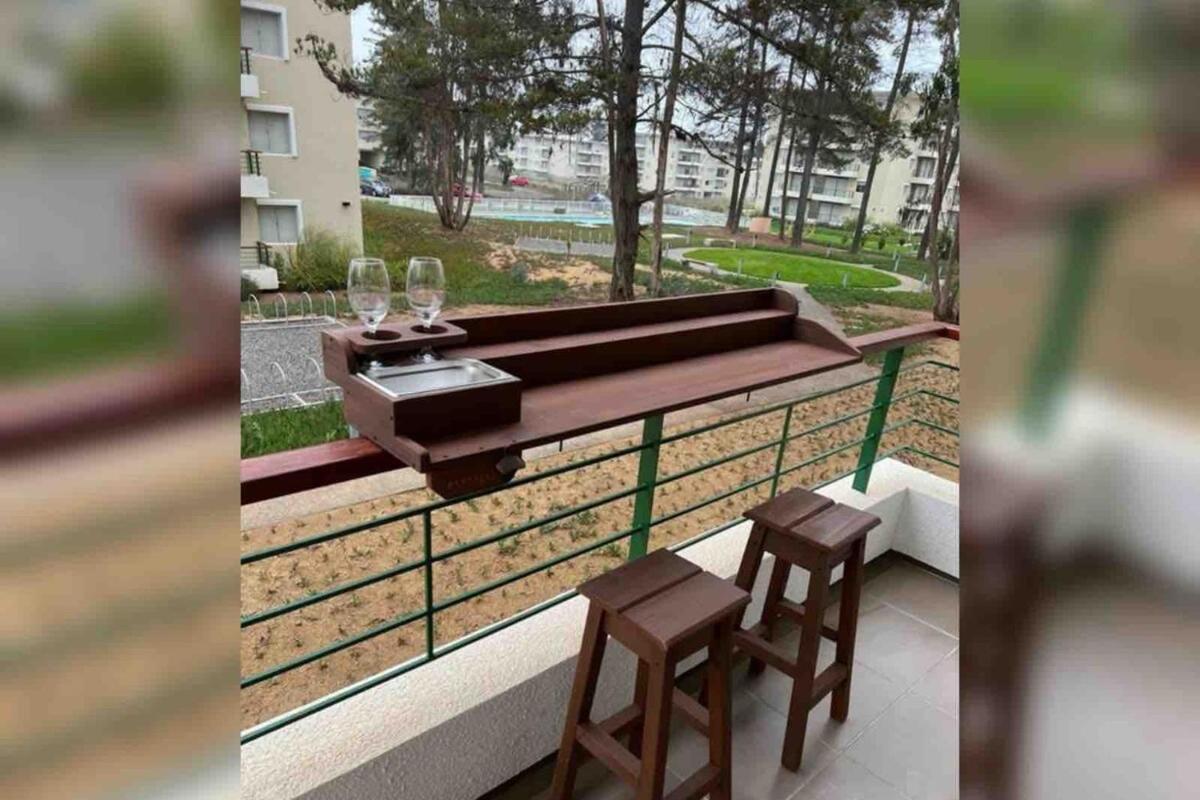 Hermoso Departamento, Piso 2 En Parquemar El Tabo, Tercera Etapa *